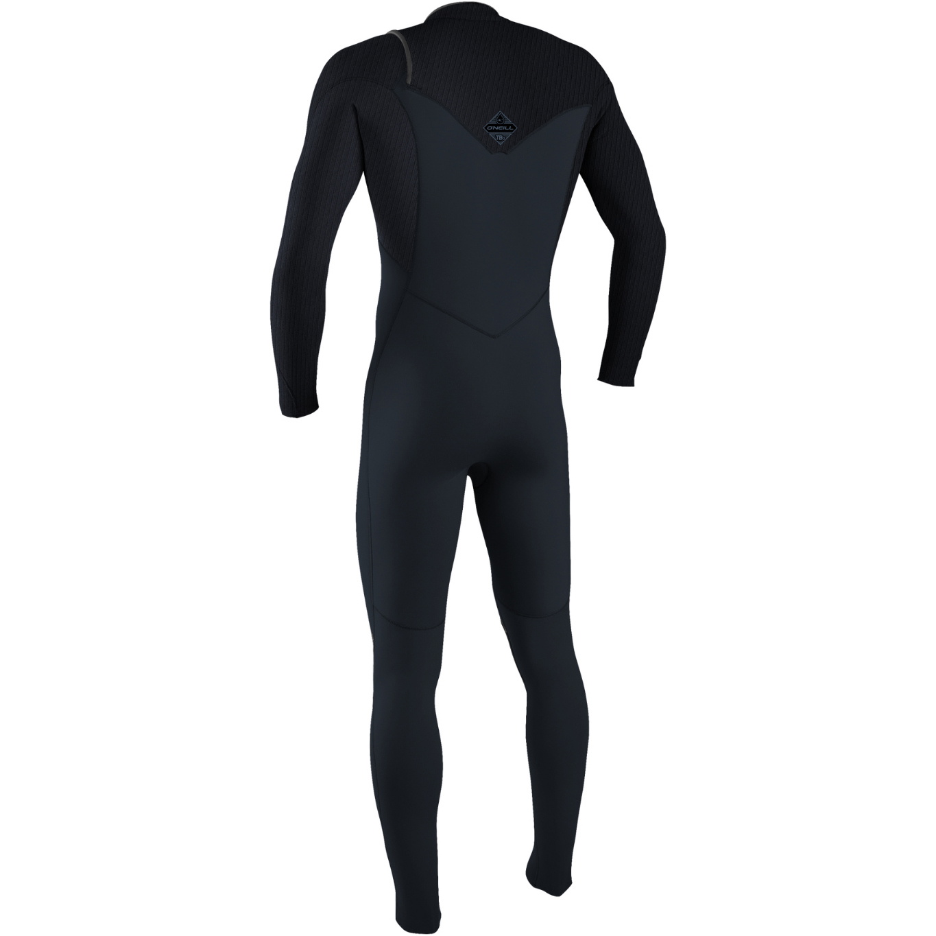 2026 O'Neill Mens Hyperfreak+ 4/3mm Chest Zip Wetsuit 5344 - Carbon / Dark Slate